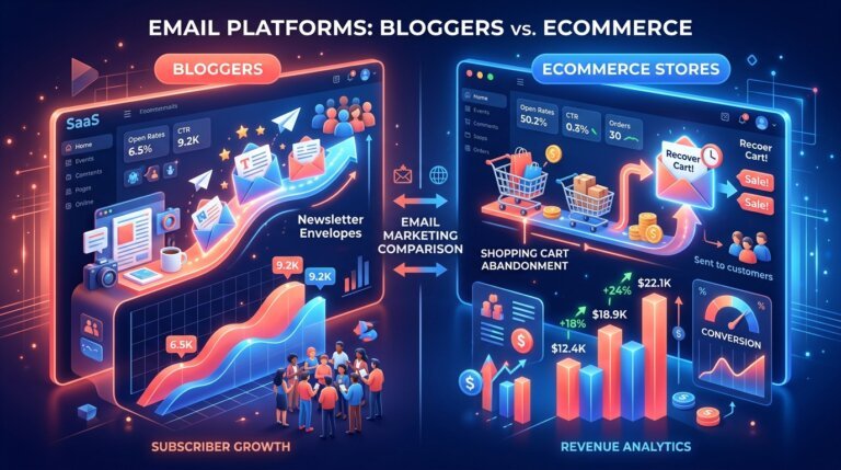 Best Email Marketing Tools for Bloggers and Ecommerce Stores