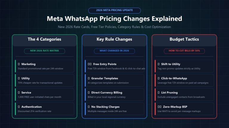 Meta WhatsApp Pricing Changes Explained 2026